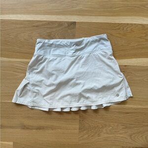Lululemon White Tennis Skirt